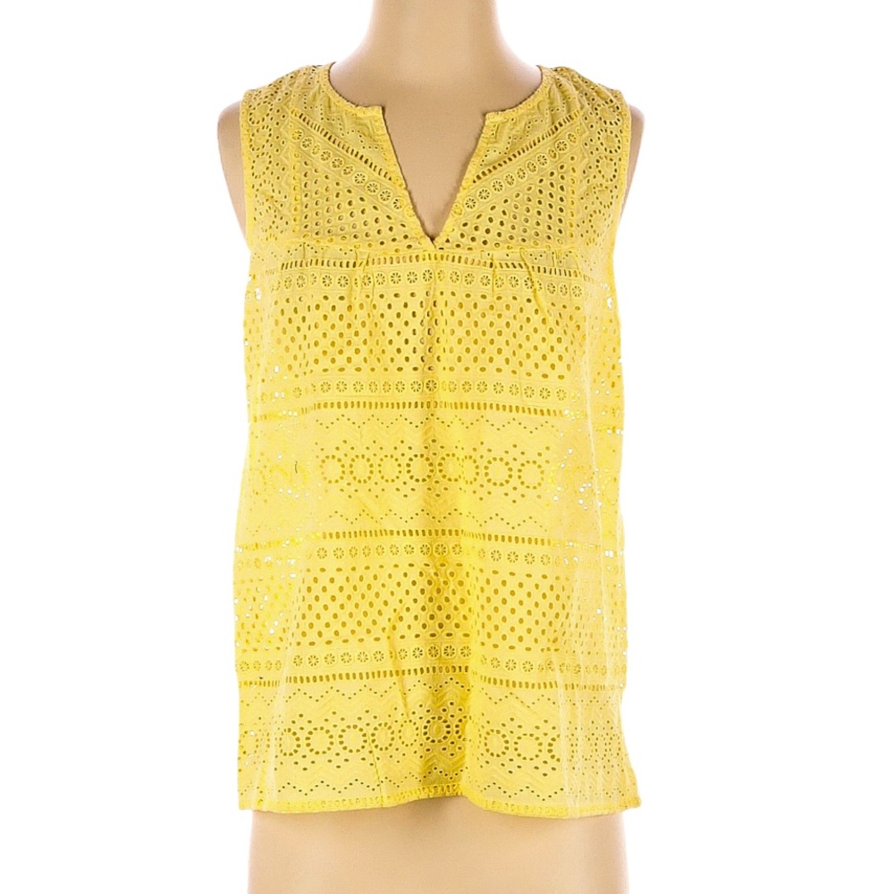 New! Lucky Brand Yellow sleeveless top